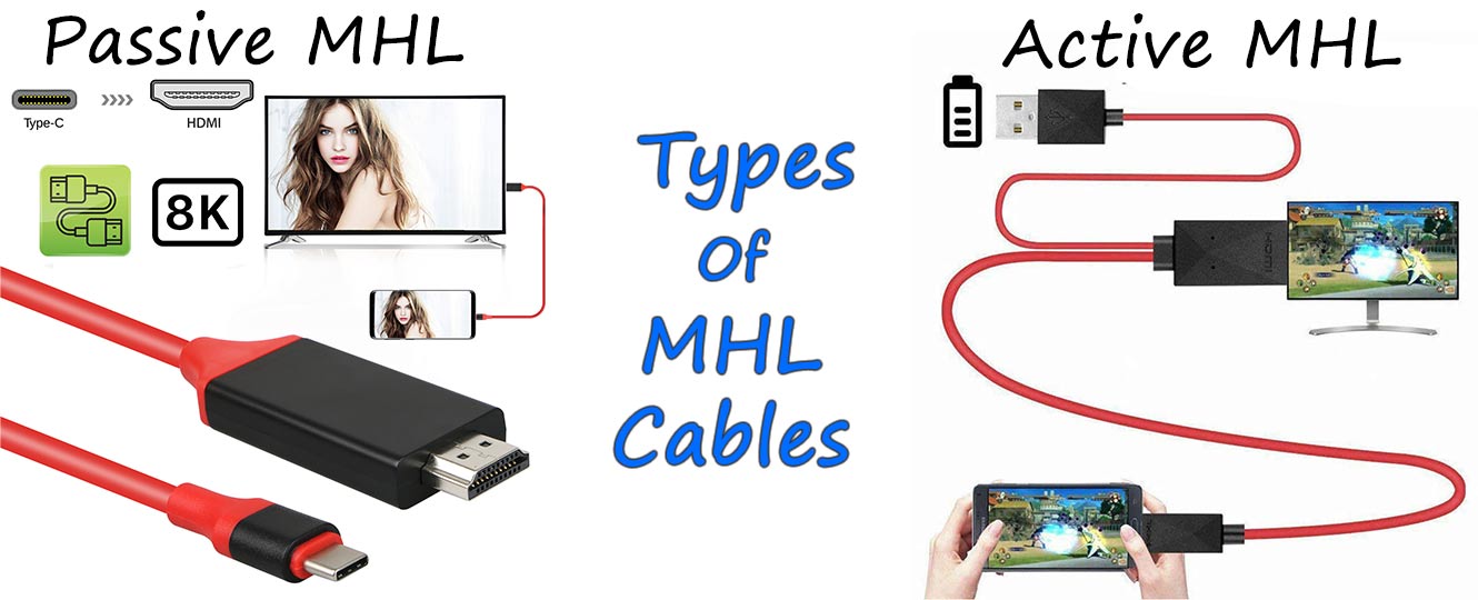 کابل mhl برای اتصال گوشی به تلویزیون از طریق HDMI