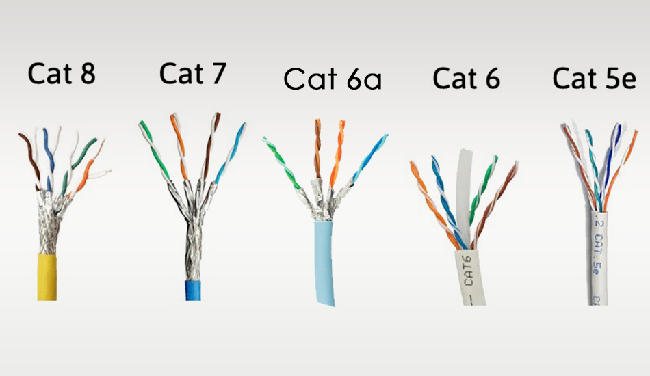 تفاوت کابل cat5 با cat6
