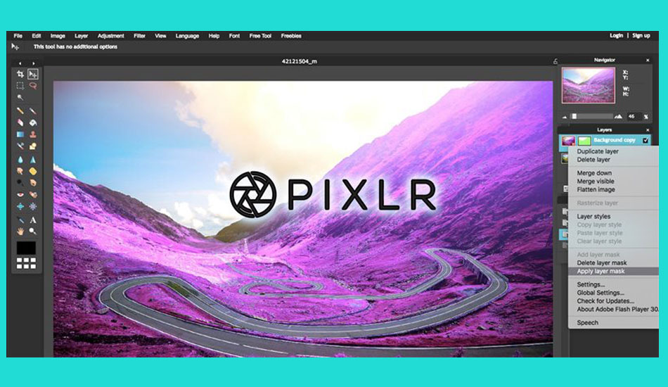برنامه ادیت عکس برای کامپیوتر PIXLR