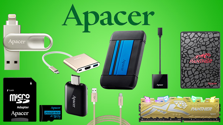 معرفی برند اپیسر (Apacer)؛ به بهترین ها دسترسی داشته باشید!