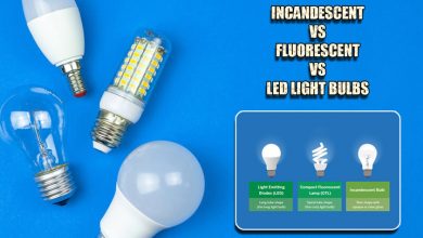 تفاوت لامپ های رشته ای، فلورسنت و LED در چیست؟