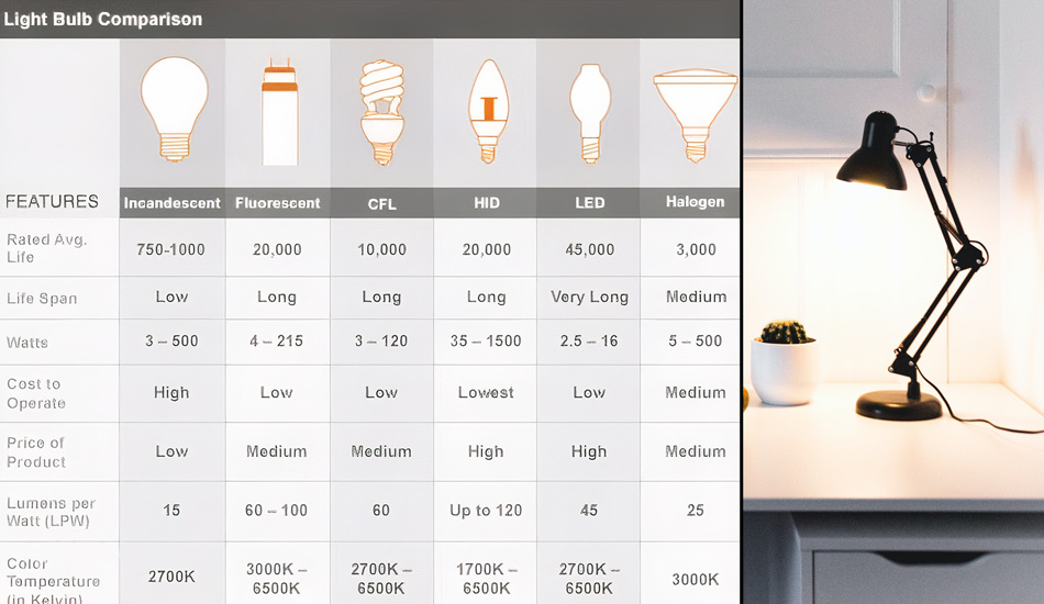 راهنمای خرید لامپ چراغ مطالعه