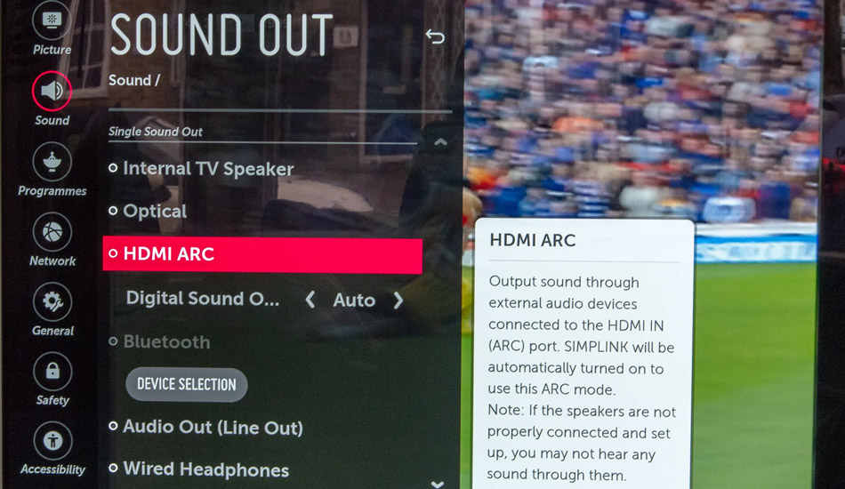 وظیفه HDMI ARC در تلویزیون های هوشمند