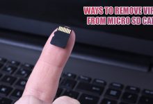 روش های ویروس کشی کارت حافظه میکرو اس دی موبایل