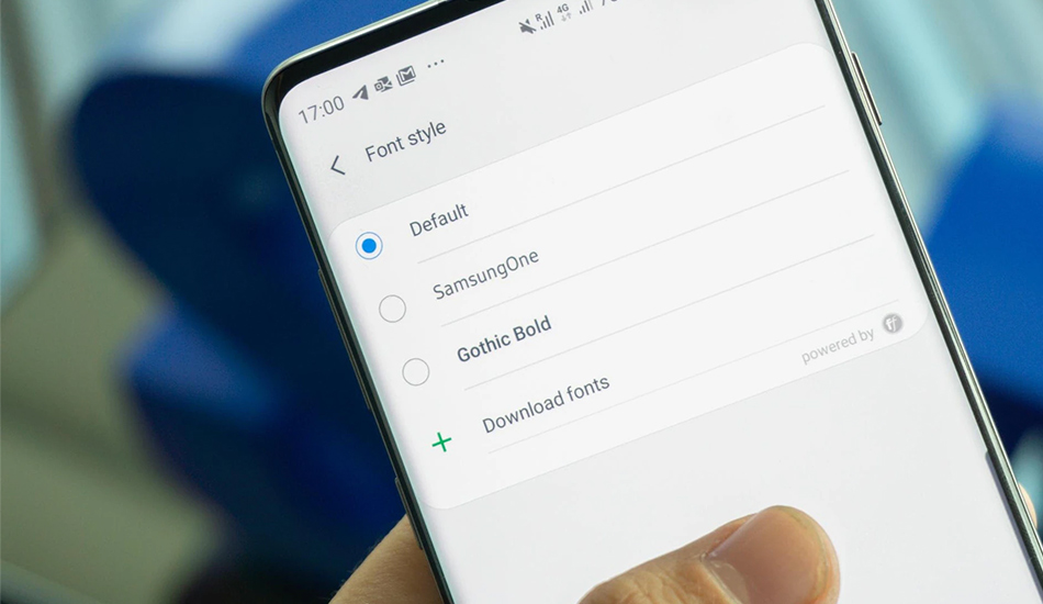 آموزش تغییر فونت گوشی سامسونگ