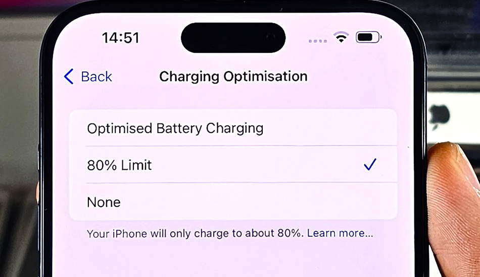 چگونه شارژ باتری آیفون را به ۸۰ درصد محدود کنیم؟